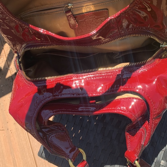 Sold! Coach Patent Leather Shoulder Bag - Picture 5 of 9